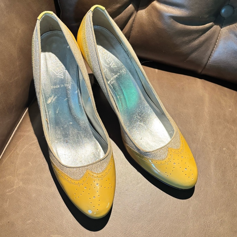 J.Crew Three-Tone Wingtip Spectator Mary Jane